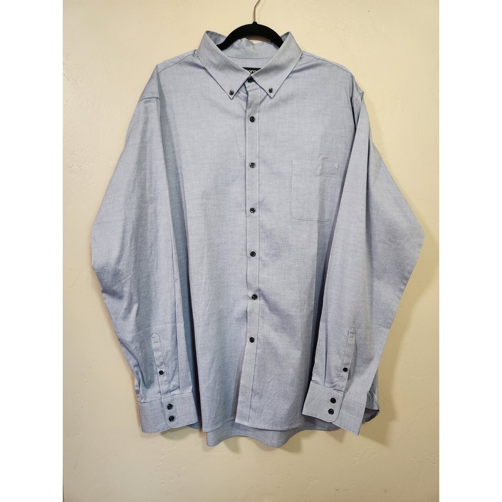 Claiborne Slim‎ Fit Blue Mens Long Sleeve Button Down Size XXL